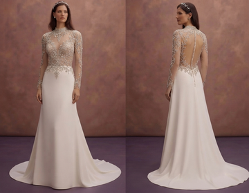 Luxury Wedding Dresses with Crystal Embellishments