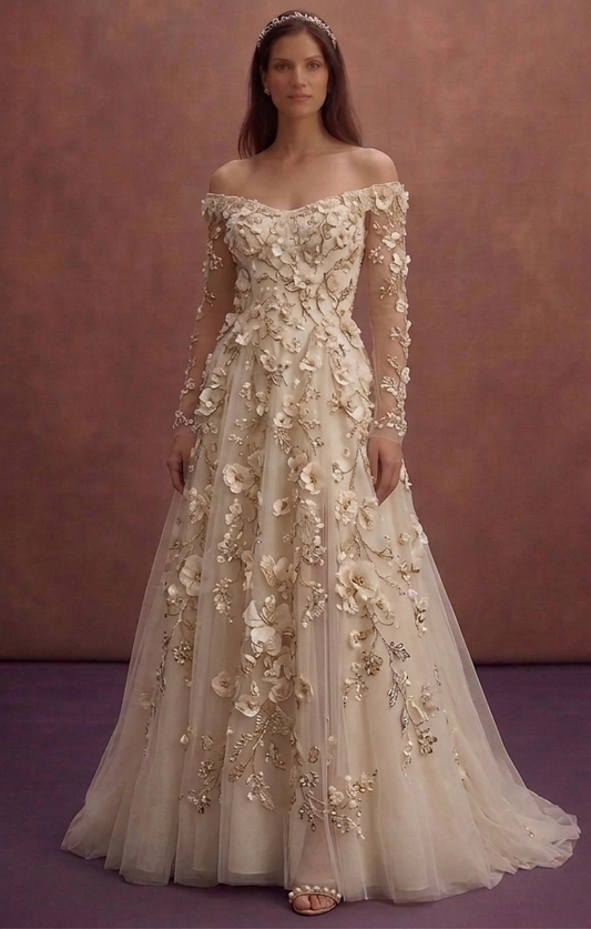 Luxury Wedding Dresses with Handcrafted Embellishments