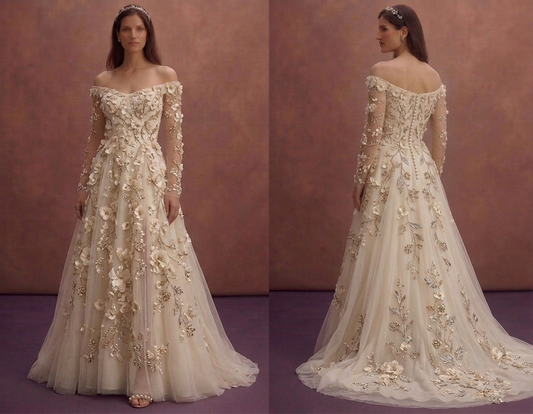 Luxury Wedding Dresses with Handcrafted Embellishments