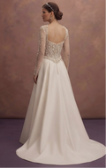 Luxury Wedding Dresses with Pearl Corset Bodices