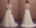 Luxury Wedding Dresses with Pearl Corset Bodices
