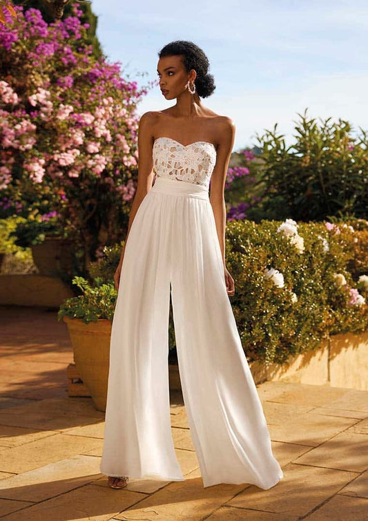 2 su 1 abito da sposa sirena moderna manica a maniche papi raso da sposa abito da sposa Princess Vestido de nolia