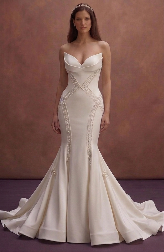 Mermaid Wedding Dresses with Glamorous Curves