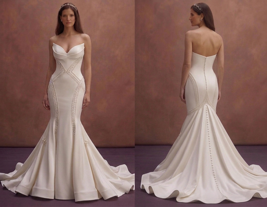 Mermaid Wedding Dresses with Glamorous Curves