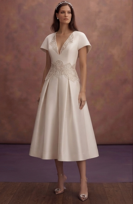 Midi Wedding Dresses with Contemporary Bridal Fashion