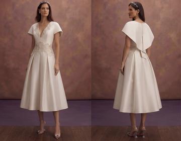 Midi Wedding Dresses with Contemporary Bridal Fashion