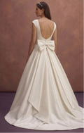 Mikado Ball Gown Wedding Dresses with Structured Elegance