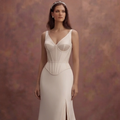 Modern Bridal Gowns with Sculpted Corset Bodices