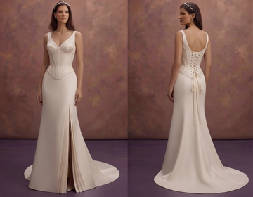 Modern Bridal Gowns with Sculpted Corset Bodices