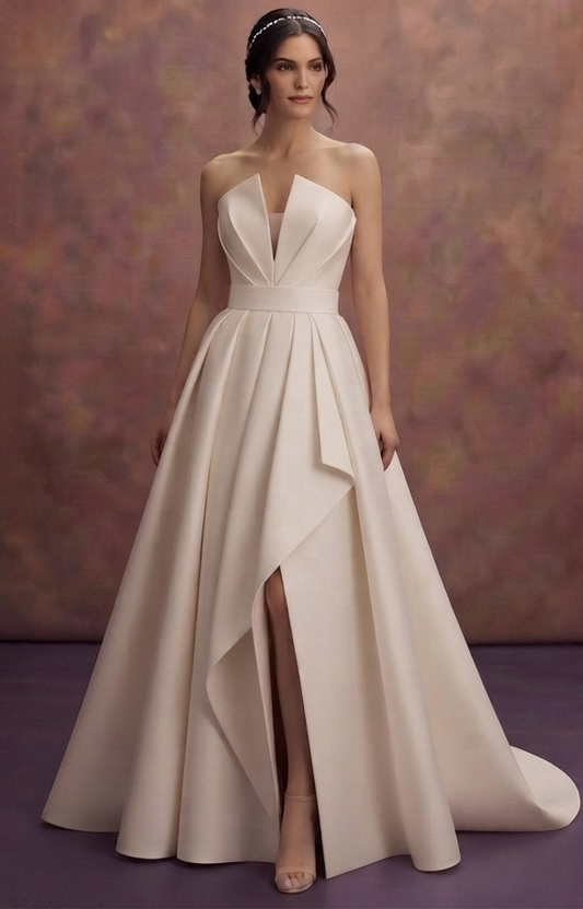 Modern Wedding Dresses with Architectural Silhouettes