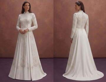Modest Wedding Dresses with Full Coverage Elegance