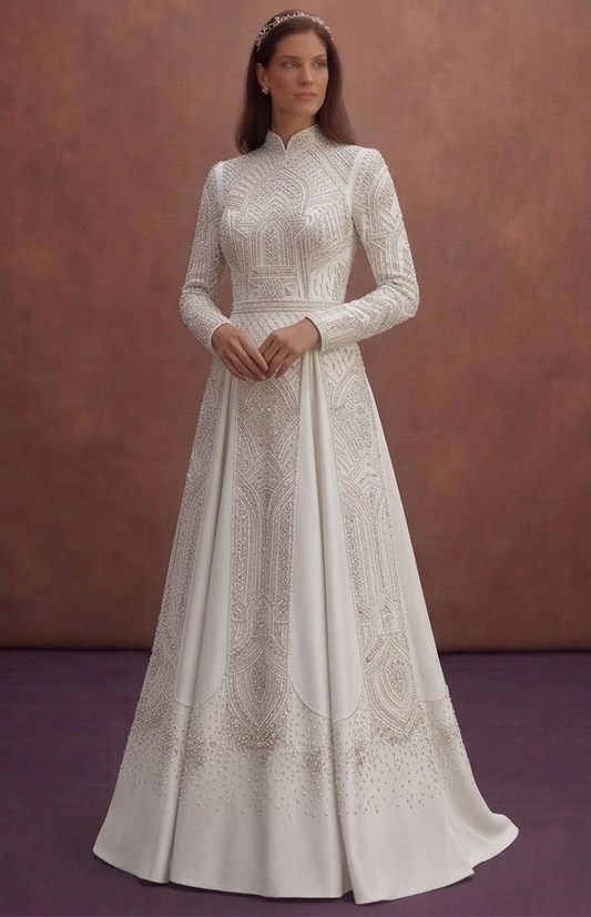 Modest Wedding Dresses with Full Coverage Elegance
