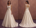 Moonlight Ivory Satin Wedding Dress with Sculpted Waist