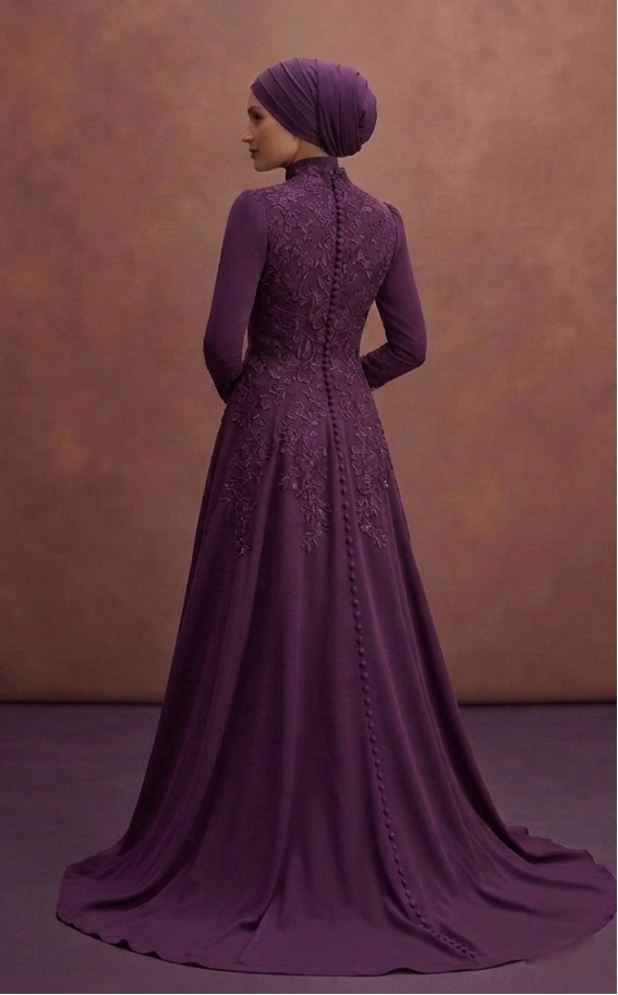 Muslim Prom Dresses with Hijab-Friendly Designs