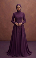 Muslim Prom Dresses with Hijab-Friendly Designs