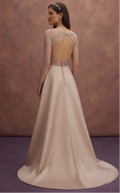 Nude Illusion Wedding Dresses with Modern Details