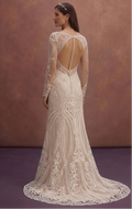 Nude Illusion Wedding Dresses with Modern Style