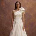 One Shoulder Wedding Dresses with Fashion-Forward Style
