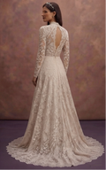 Organic Cotton Lace Wedding Dresses with Natural Beauty