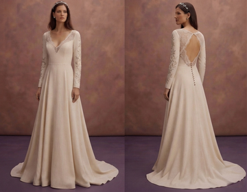 Organic Hemp Wedding Dresses with Natural Elegance