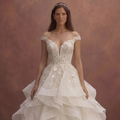 Organza Ball Gown Wedding Dresses with Dramatic Volume