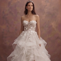Organza Princess Wedding Dresses with Airy Volume