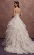 Organza Princess Wedding Dresses with Airy Volume