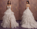 Organza Princess Wedding Dresses with Airy Volume