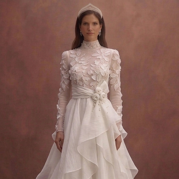 Organza Wedding Dresses with Soft Volume