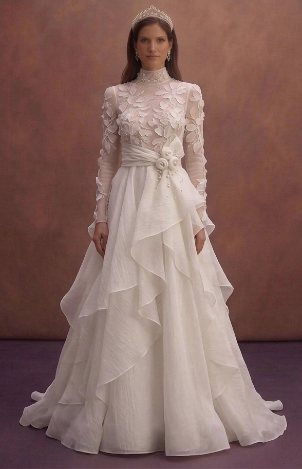 Organza Wedding Dresses with Soft Volume