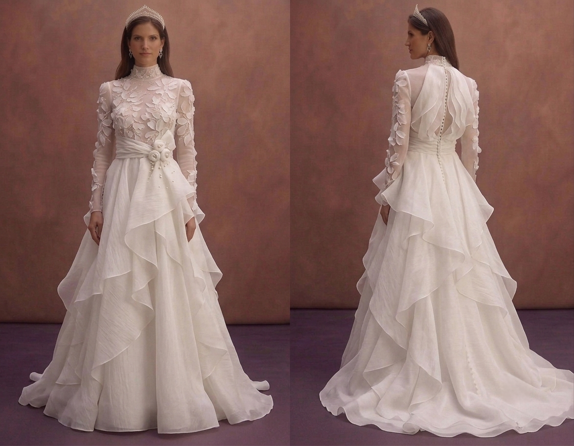 Organza Wedding Dresses with Soft Volume