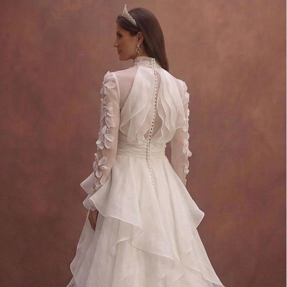 Organza Wedding Dresses with Soft Volume