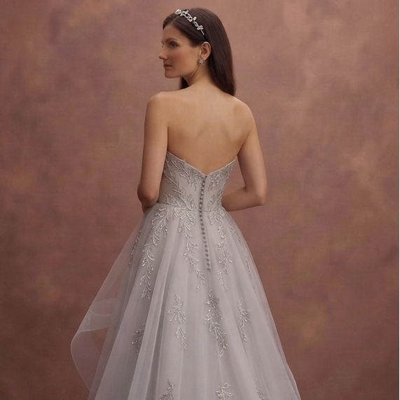 Overskirt Wedding Dresses with Dramatic Elegance