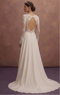 Parisian Style Wedding Dresses with French Lace Details