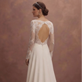 Parisian Style Wedding Dresses with French Lace Details