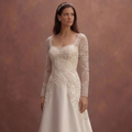Pearl Court Wedding Dress with Chic Modern Finish