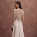 Pearl Embellished Wedding Dresses with Timeless Glamour