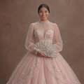 Pink Quinceañera Dress - Soft Blush Tulle Dream Gown