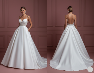 Pink Wedding Dress Blush Tulle Long Romantic Princess Gown