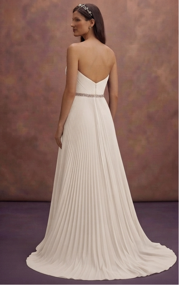 Pleated Organza Wedding Dresses with Soft Structure