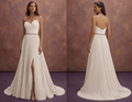 Pleated Organza Wedding Dresses with Soft Structure