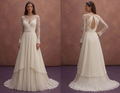Pleated Wedding Dresses with Contemporary Elegance