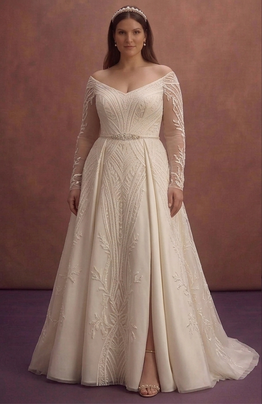 Plus Size Wedding Dresses with Flattering Designs