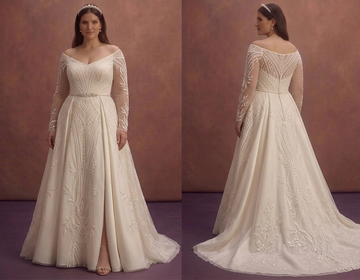 Plus Size Wedding Dresses with Flattering Designsv