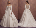 Pure White Ball Gown Wedding Dresses with Royal Beauty