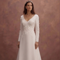 Pure White Satin Wedding Dresses with Timeless Beauty