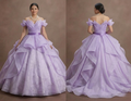 Quinceañera Dress Lavender Organza Garden Party