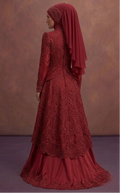 Red Best Muslim Prom Dresses for Teens – Stylish & Covered