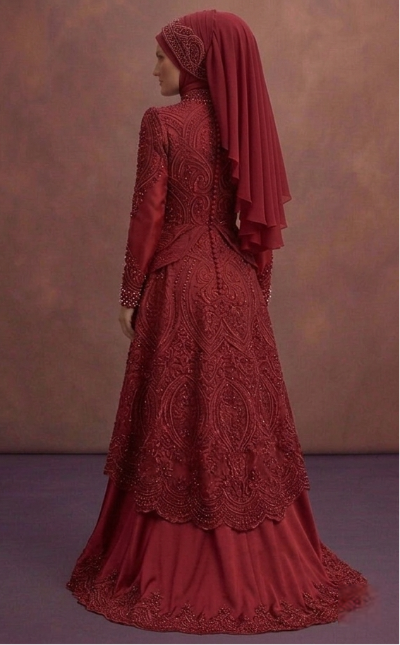 Red Best Muslim Prom Dresses for Teens – Stylish & Covered