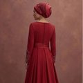 Red Modest Prom Dresses for Formal Events – Muslim Collection